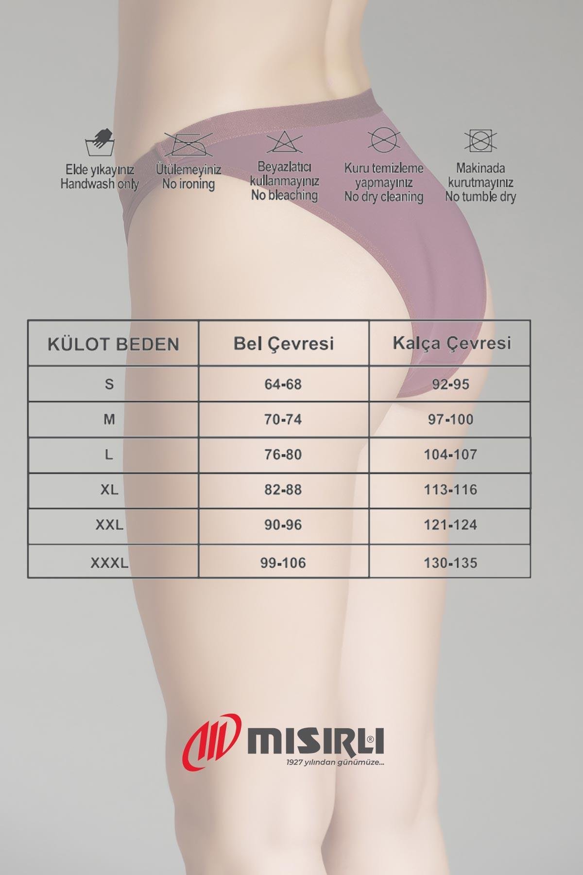 Mısırlı New Panty Likralı Dantelli Petrol String Külot - 9032