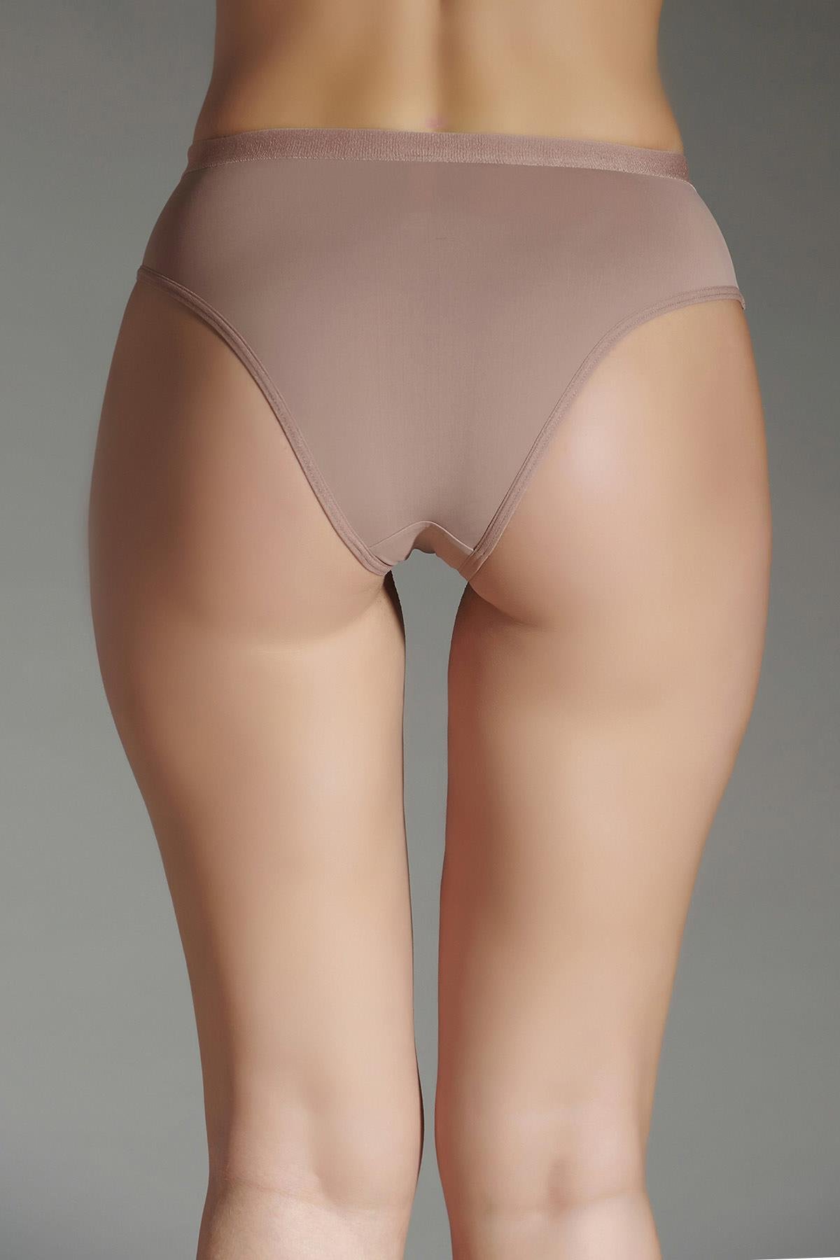 Mısırlı New Panty Mikro Kumaş Kahve Slip Külot - 9023