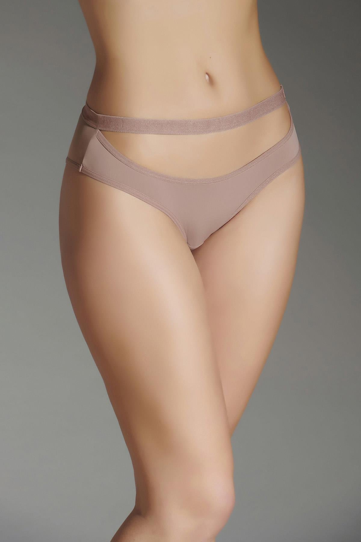 Mısırlı New Panty Mikro Kumaş Kahve Slip Külot - 9023