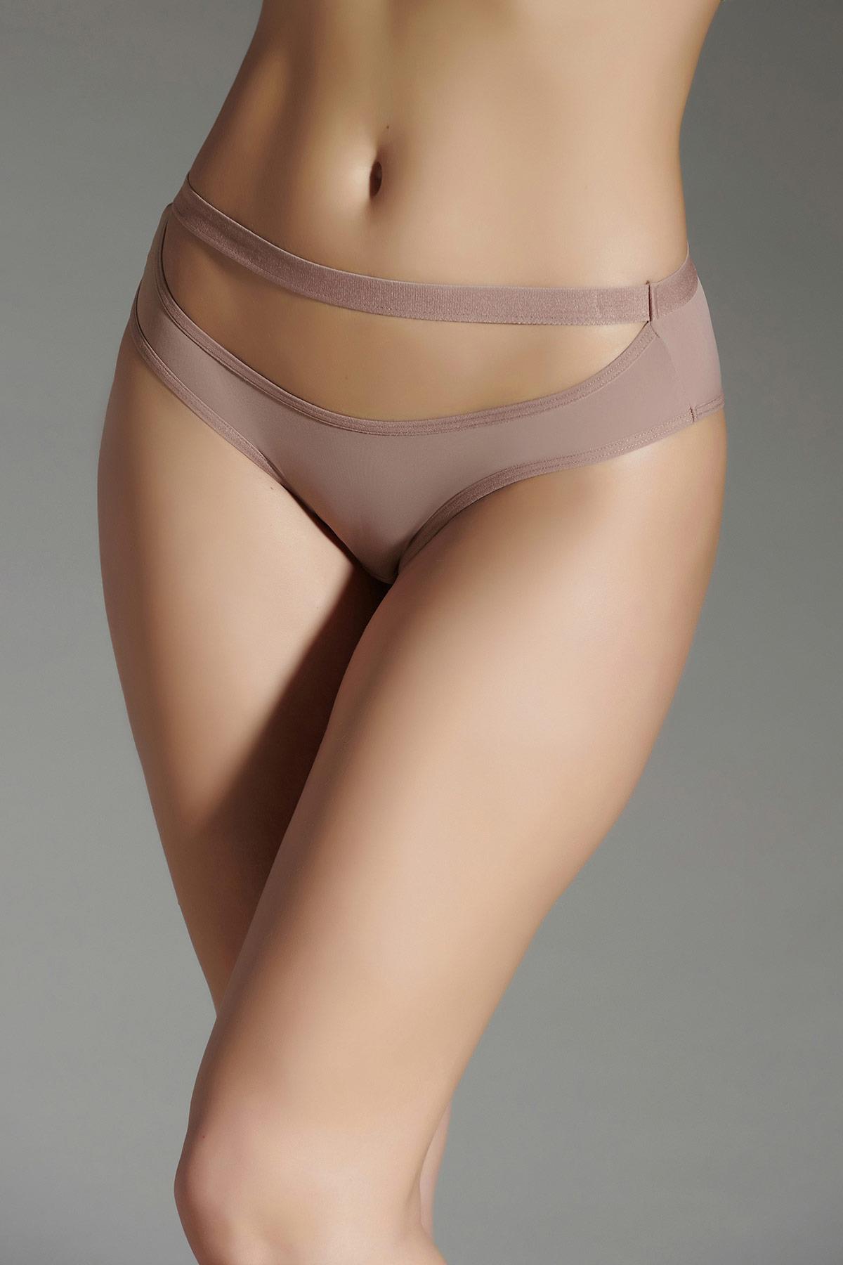 Mısırlı New Panty Mikro Kumaş Kahve Slip Külot - 9023