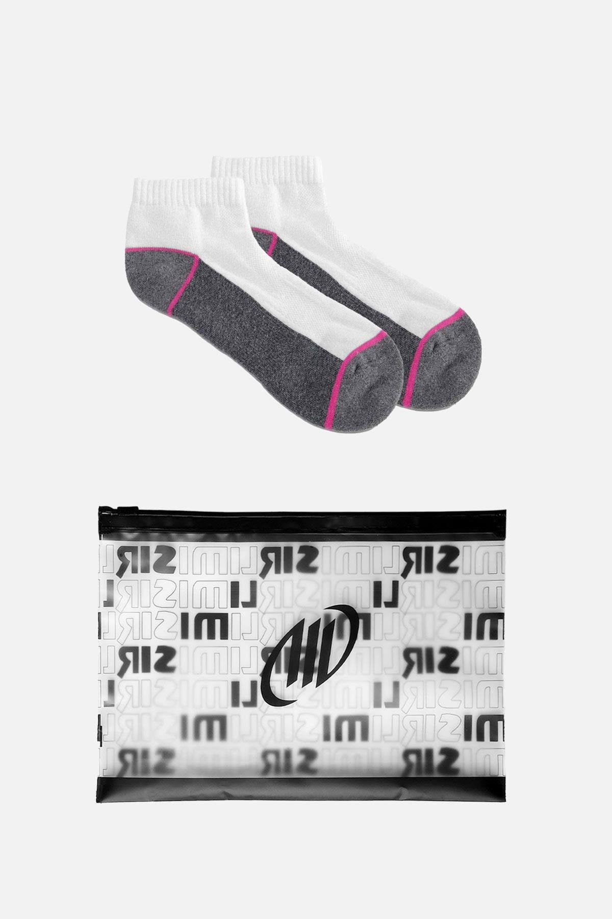 Mısırlı Unisex Coolmax Tekli Havlu Gri Kısa Konç Çorap   M CMAX TG