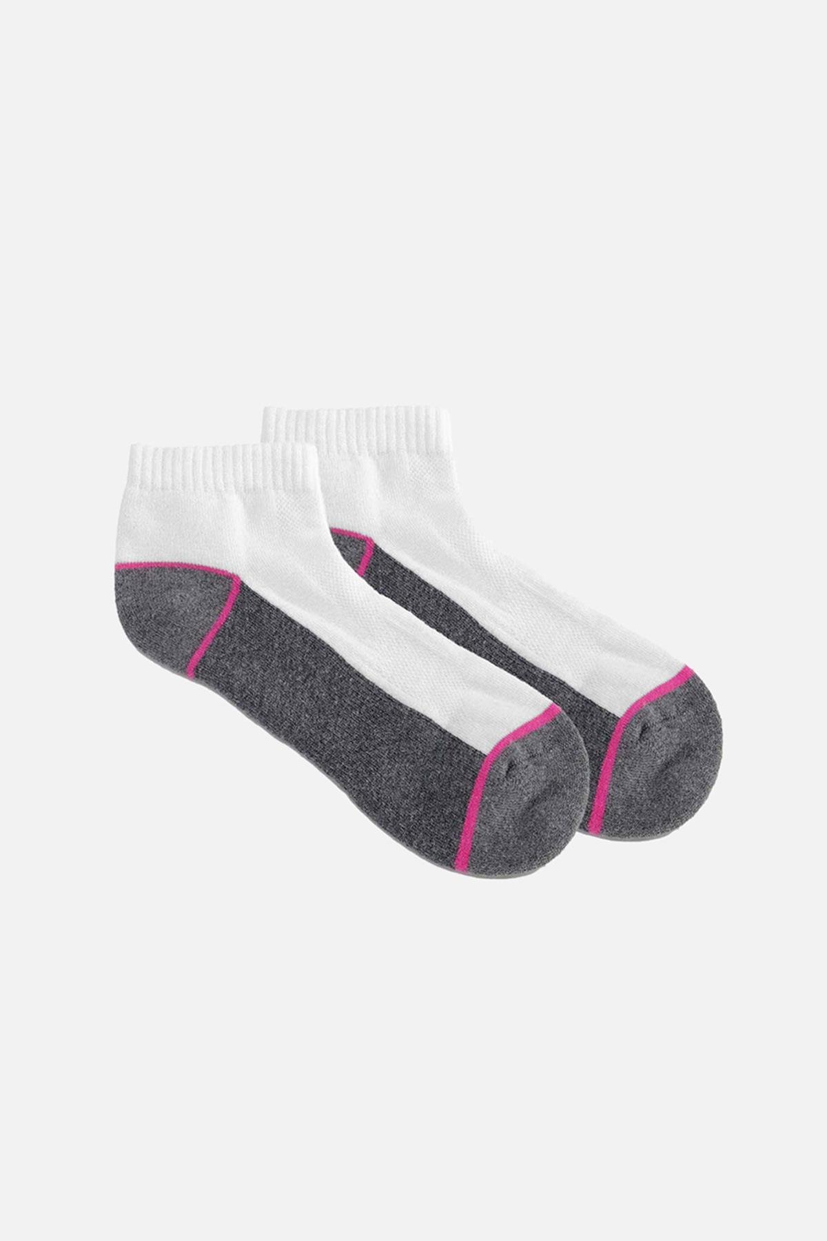 Mısırlı Unisex Coolmax Tekli Havlu Gri Kısa Konç Çorap   M CMAX TG