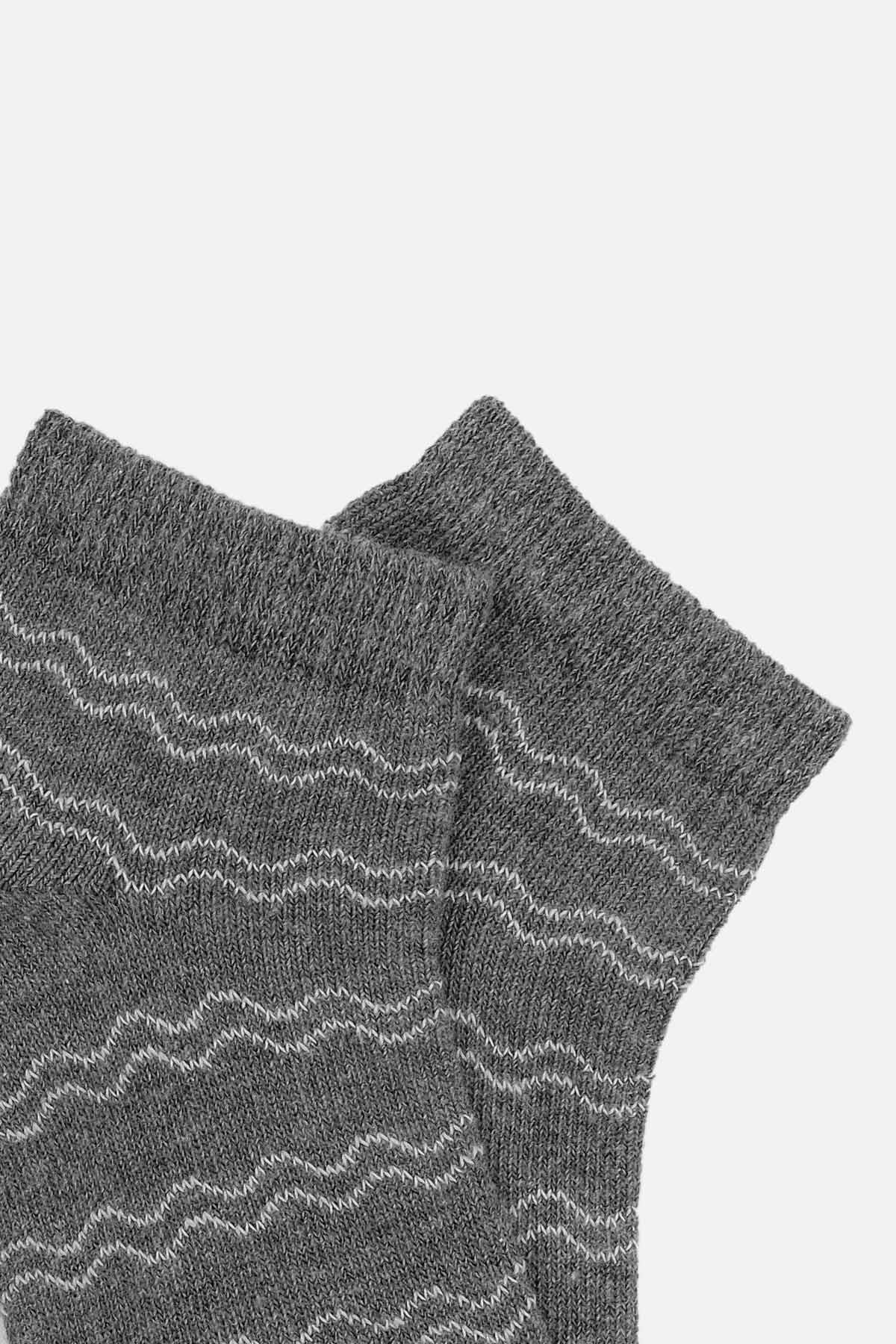 Mısırlı Unisex Pamuklu 3 Çift Çok Renkli Çocuk Patik Çorap - M-BABY-11