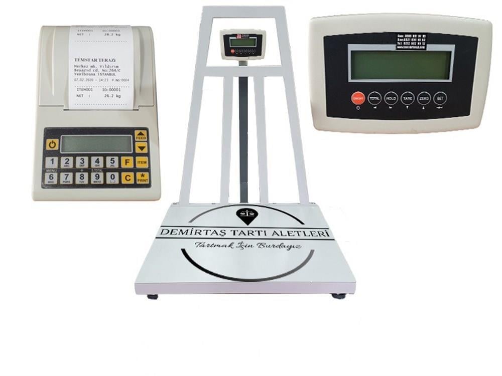Demirtaş 2000 Kg 120x120 Cm Yazıcılı  Baskül
