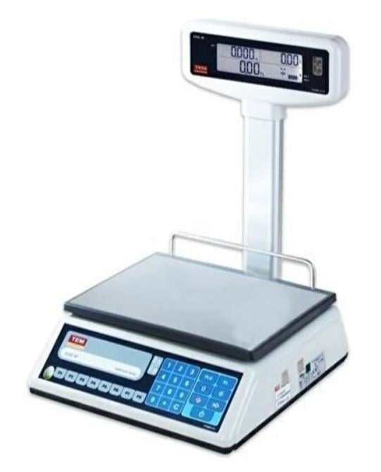 EGE LCD T BOYUN 30 KG X 5 / 10 GR FİYAT HESAPLAMALI TERAZİ