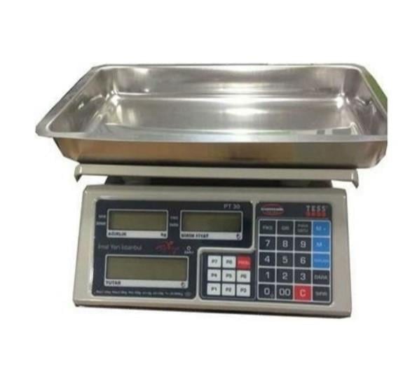 PT-30 KG X 5 / 10 GR FİYAT HESAPLAMALI TERAZİ