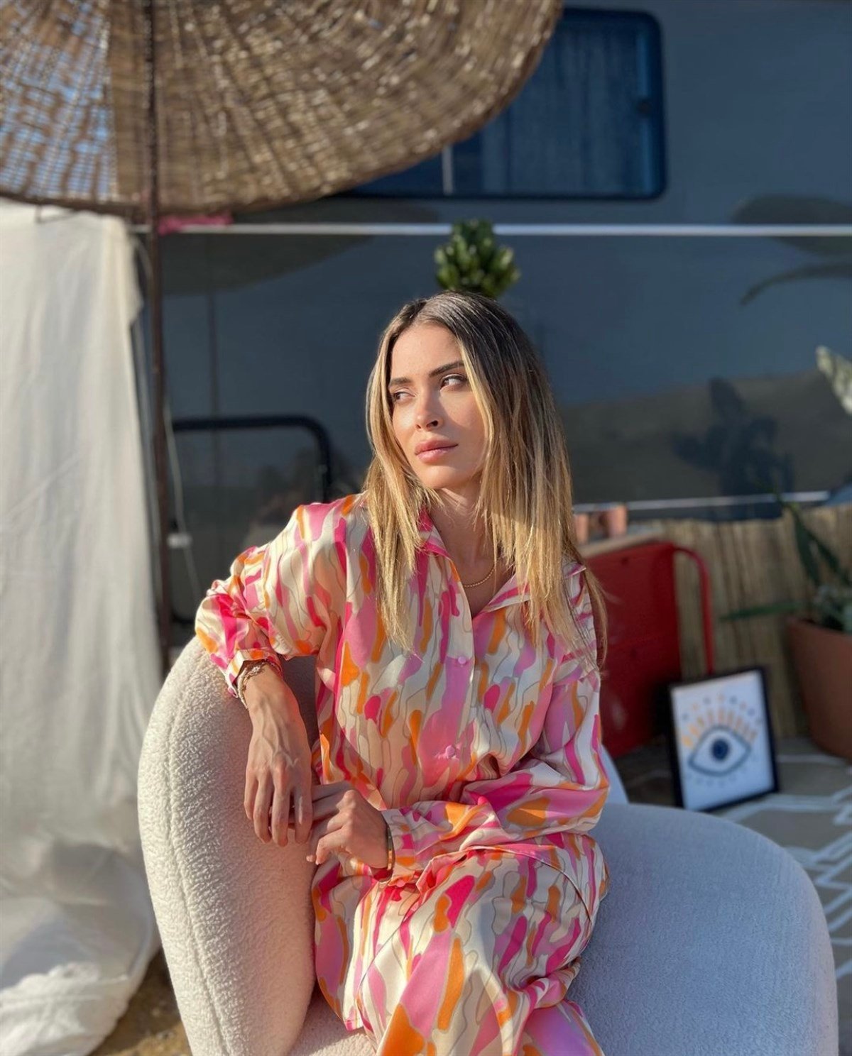 Saten Takım Pembe 