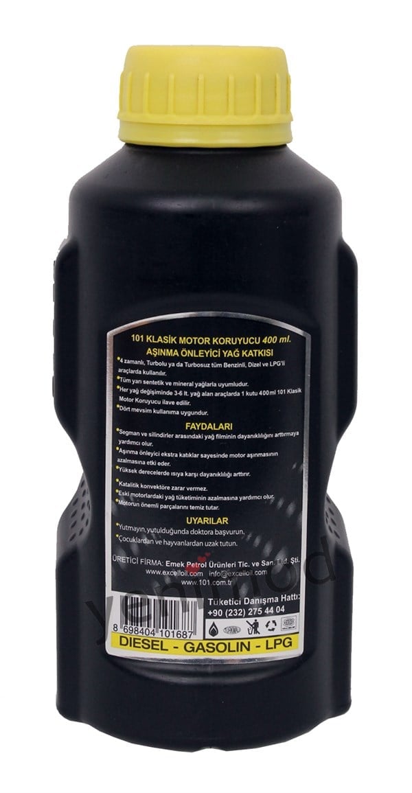 101 Motor Koruyucu Yağ Katkısı 400 ml