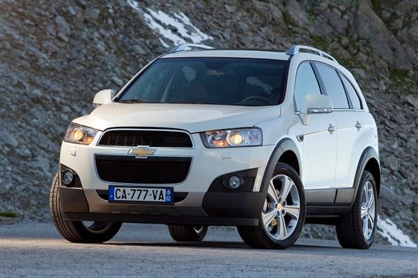 Chevrolet Captiva Cam Rüzgarlık