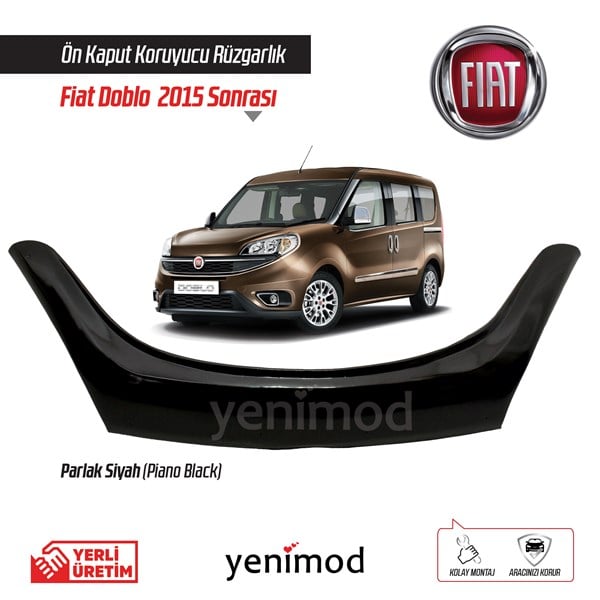Fiat Doblo Kaput Koruyucu Rüzgarlık 2015 Sonrası