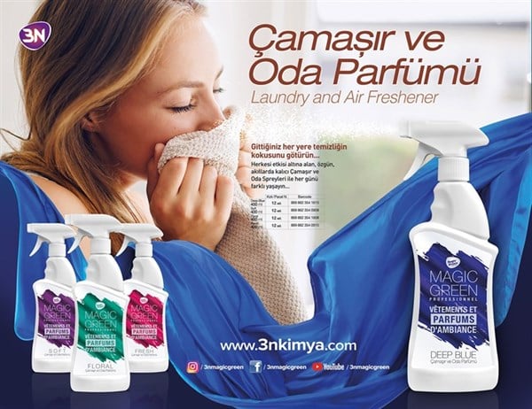Magic Green Çamaşır ve Oda Parfümü Floral 400 ml
