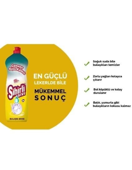 Sihirli Sıvı Çamaşır Suyu Katkılı Bulaşık Deterjanı