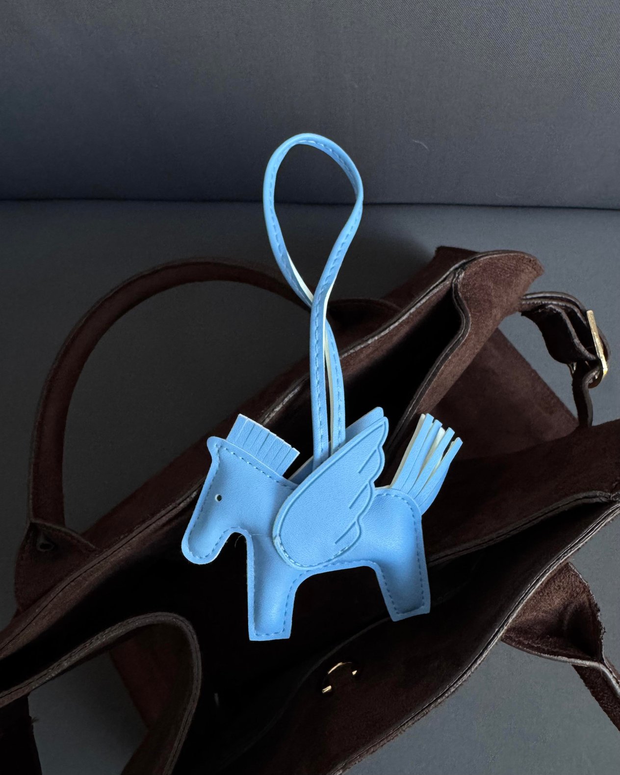 Horse Charm Aksesuar Mavi