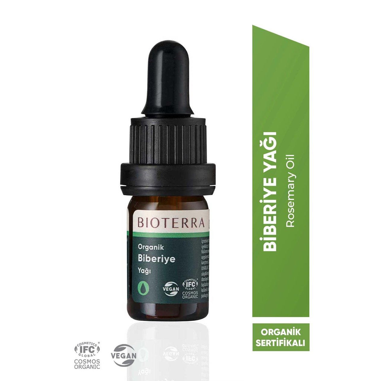 Bioterra Organik Biberiye Uçucu Yağı 5 ml