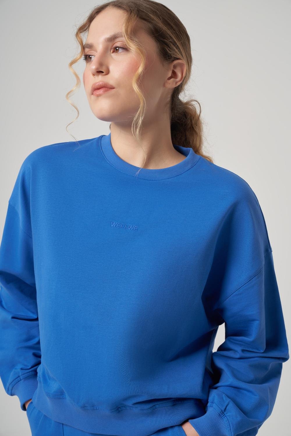 WELLWE-SANDERONA sax oversize iki iplik sweatshirt-Sweatshirt