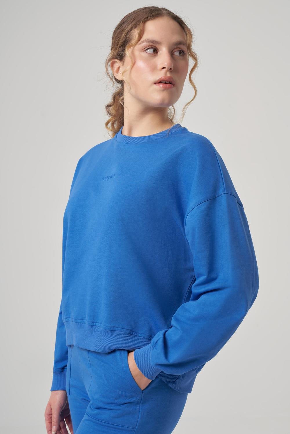 WELLWE-SANDERONA sax oversize iki iplik sweatshirt-Sweatshirt