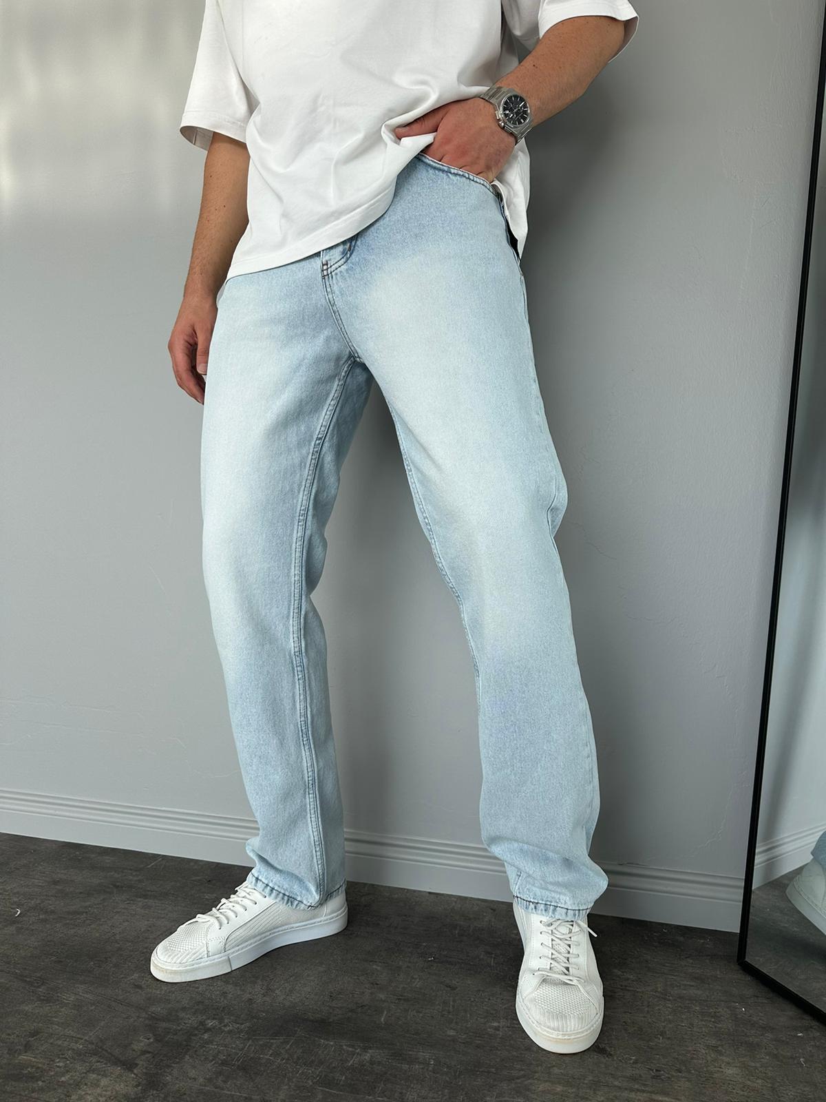 Buz Mavi Baggy Jean