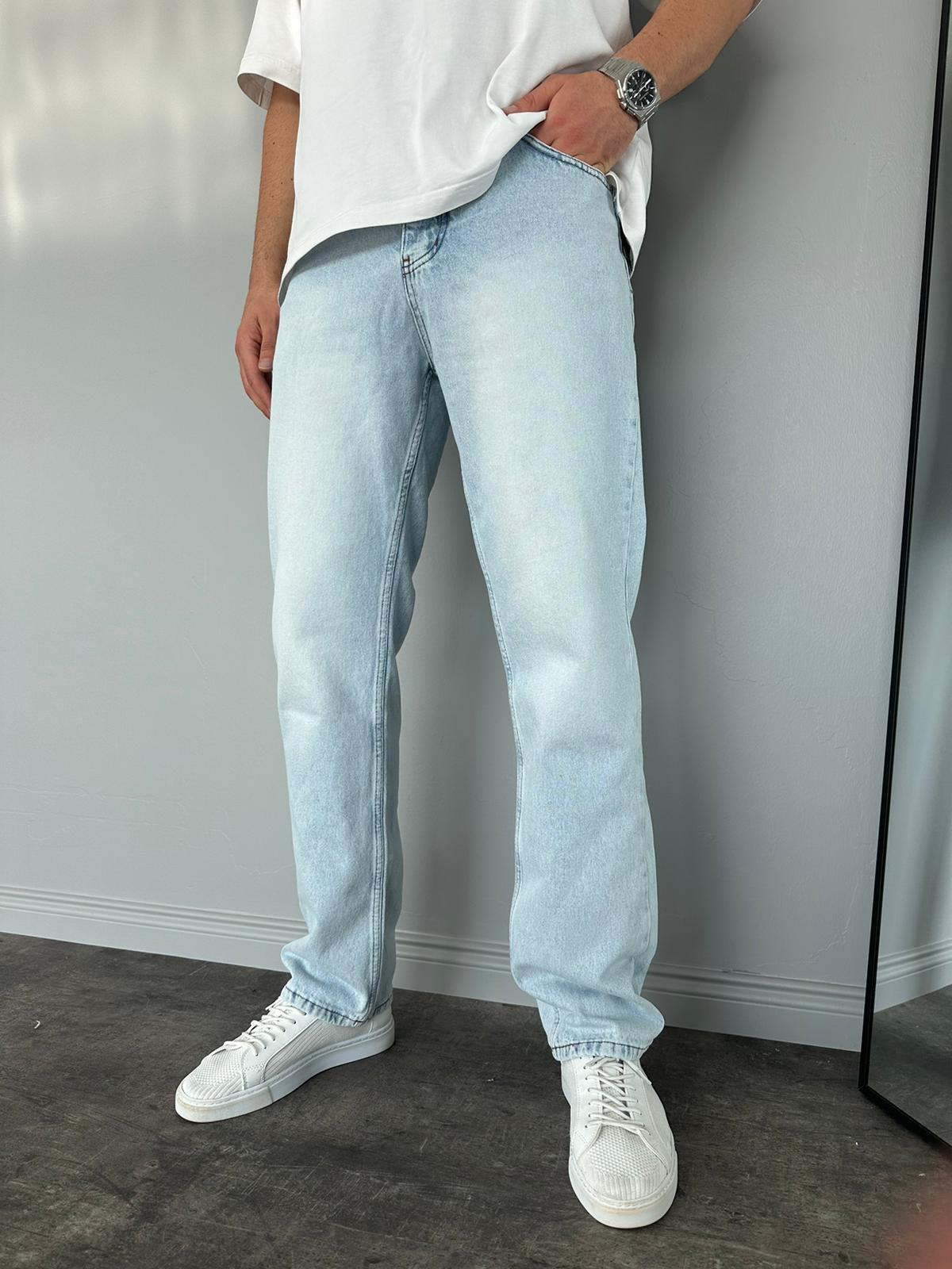 Buz Mavi Baggy Jean