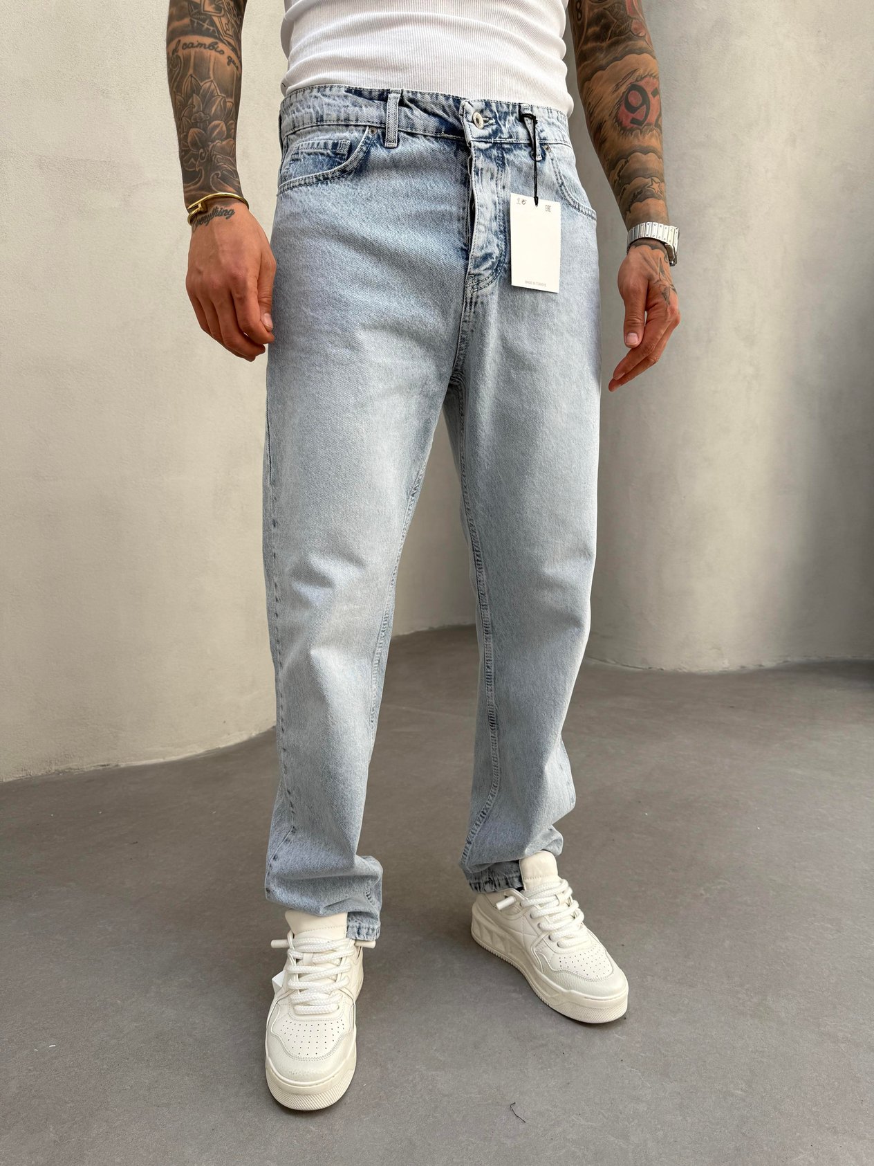 Buz Mavi Baggy Jean
