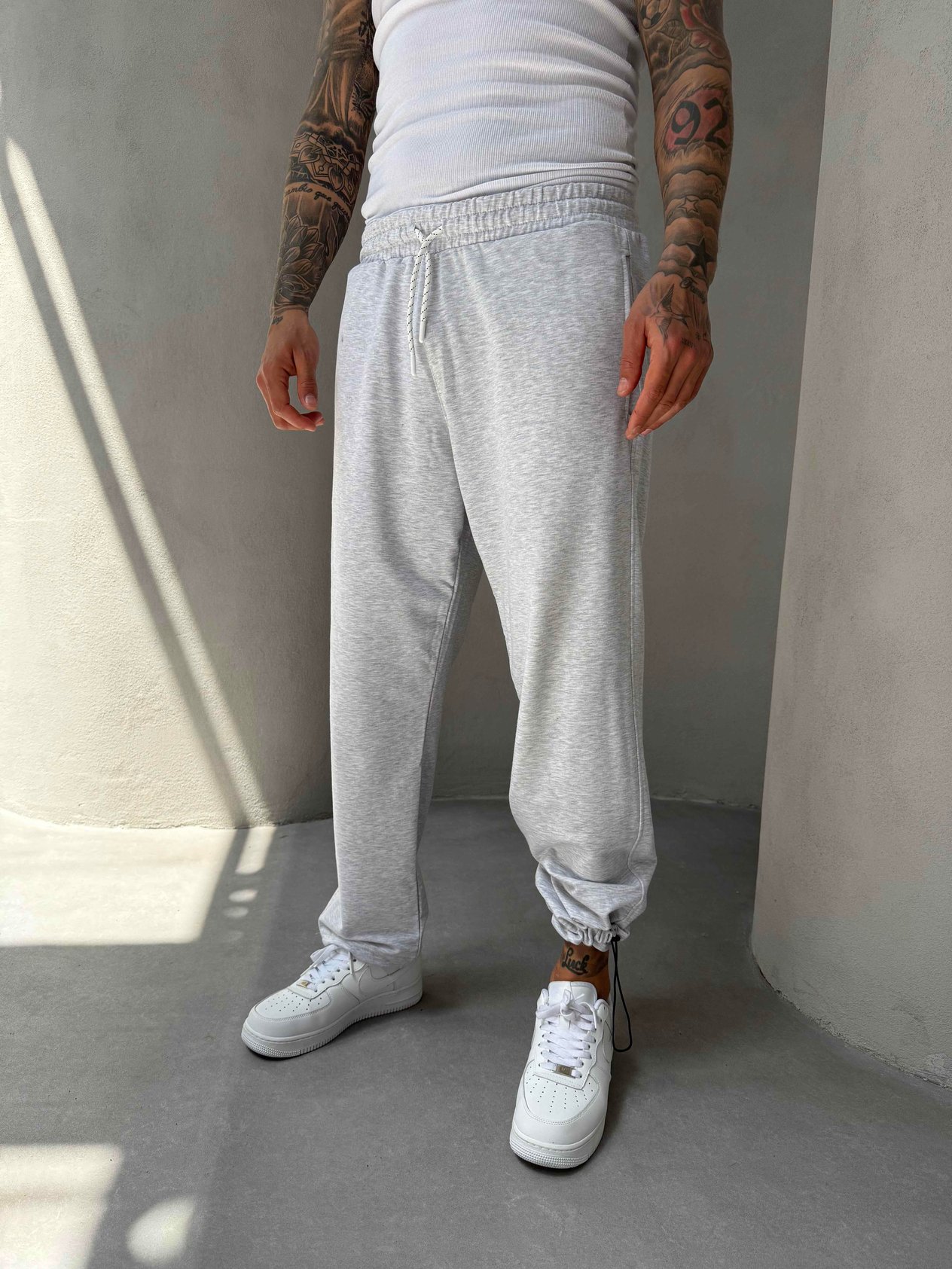Gri Baggy Eşofman