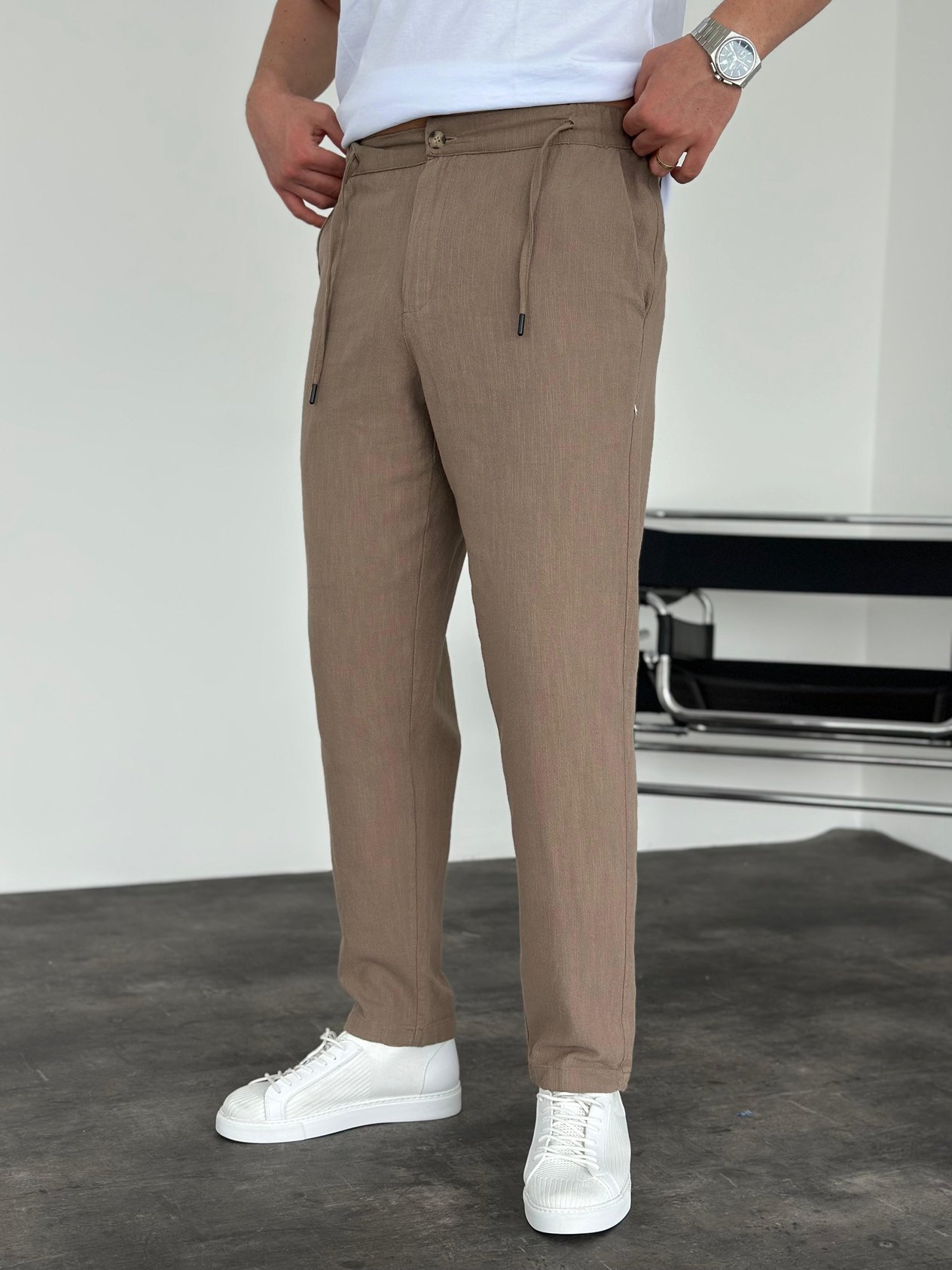 Kahve Gabardin Pantolon