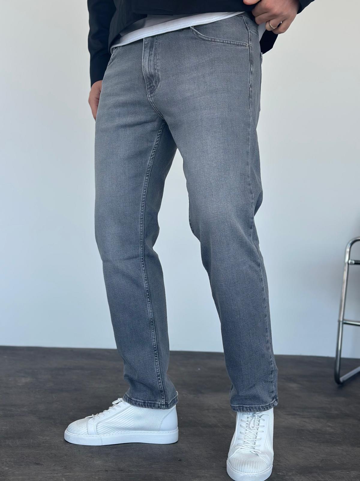 Koyu Gri Regular Fit Jean