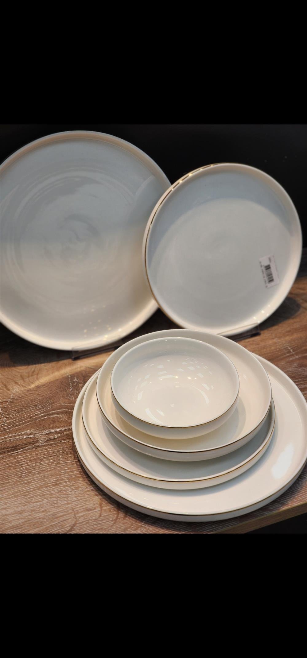 27 Parça Gold Bone Yemek Takımı