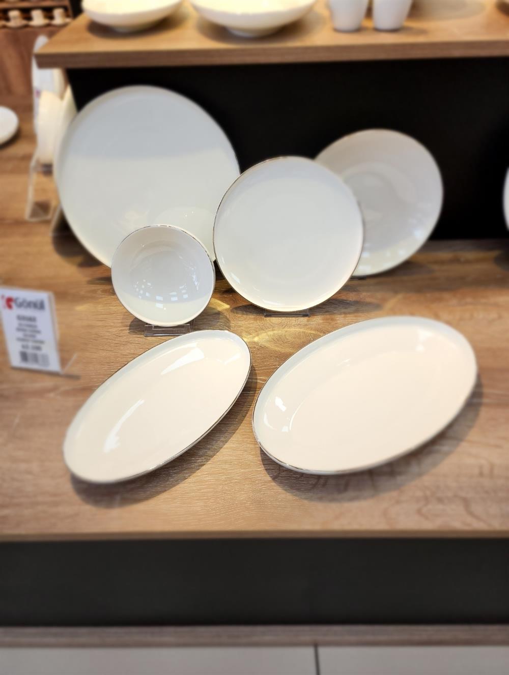 27 Parça Silver Bone Yemek Takımı