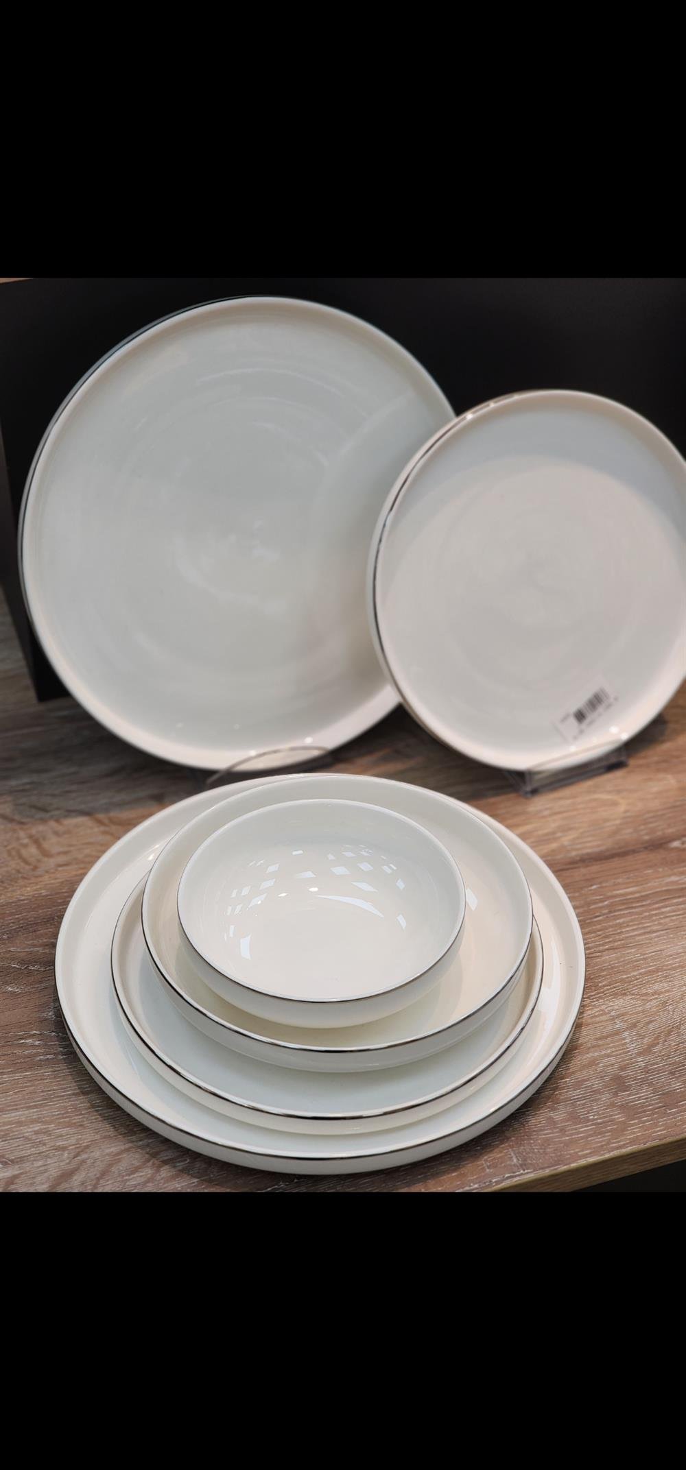 27 Parça Silver Bone Yemek Takımı