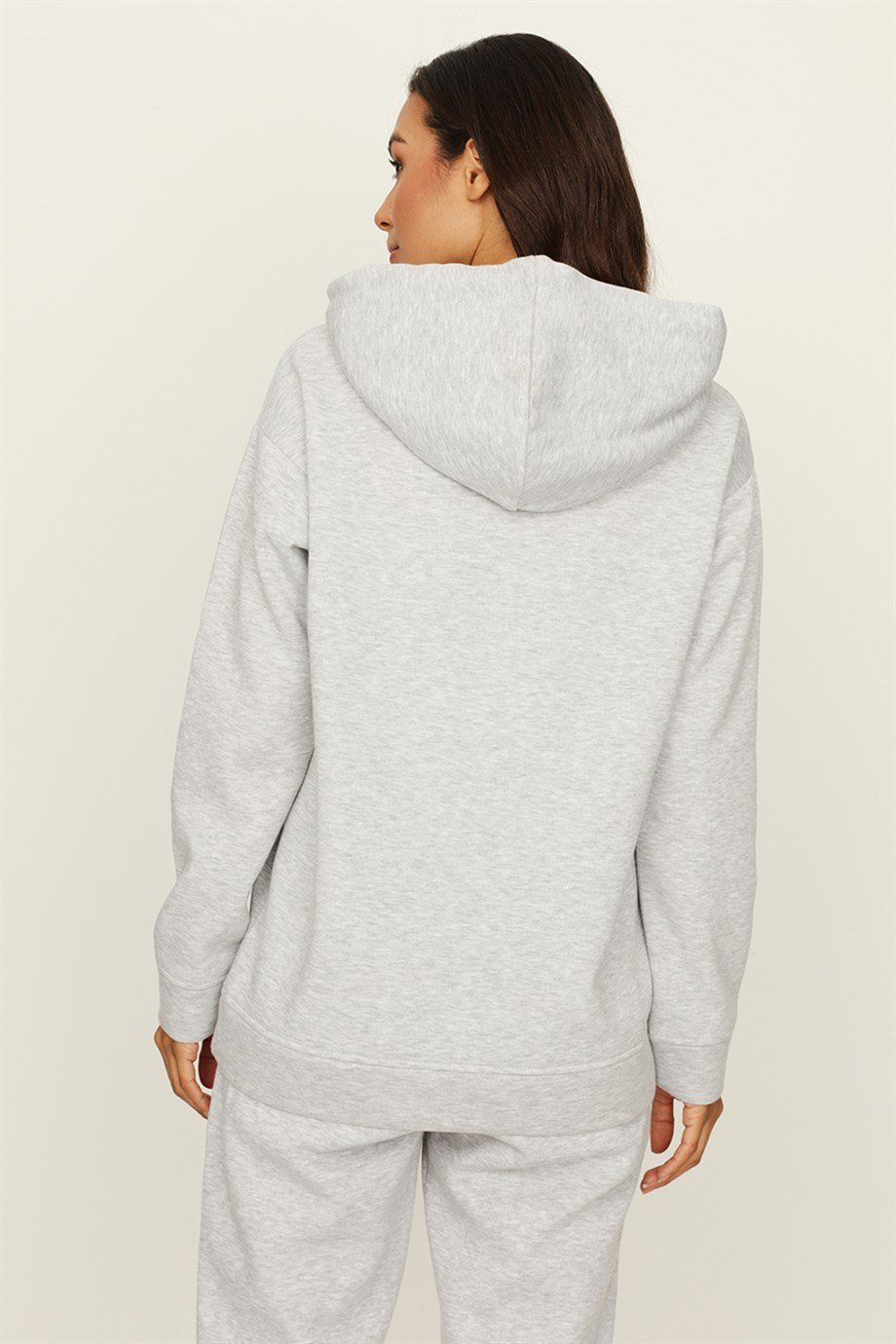Kadın Kapüşonlu Peçli Sweatshirt