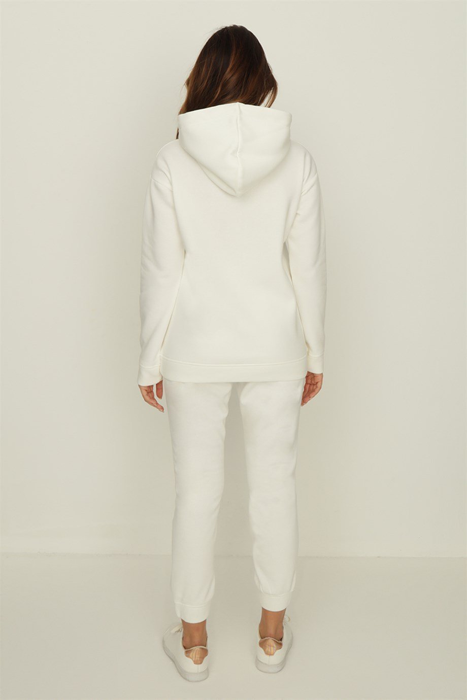 Kadın Kapüşonlu Peçli Sweatshirt