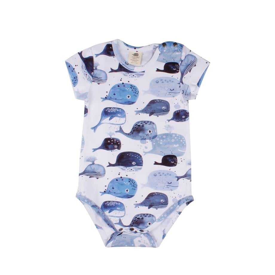 WalkiddyBodyBalina Desenli Organik Bebek Body