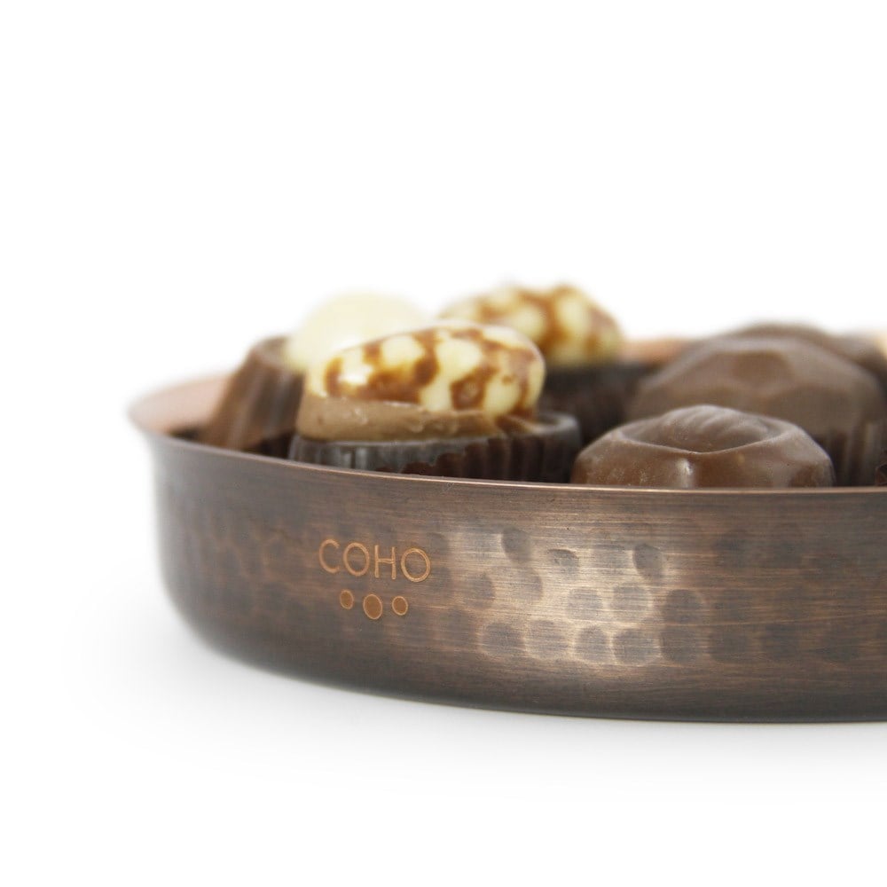 Coho Antique Cute Bakır Dekor Sunumluk