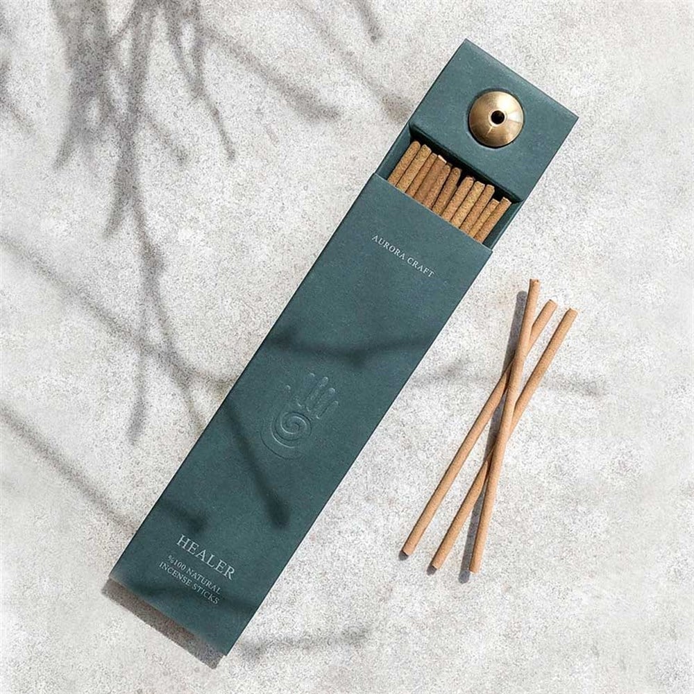 Coho Box Matte  Meditation Tütsülük & Aurora Healer Tütsü Hediye Seti