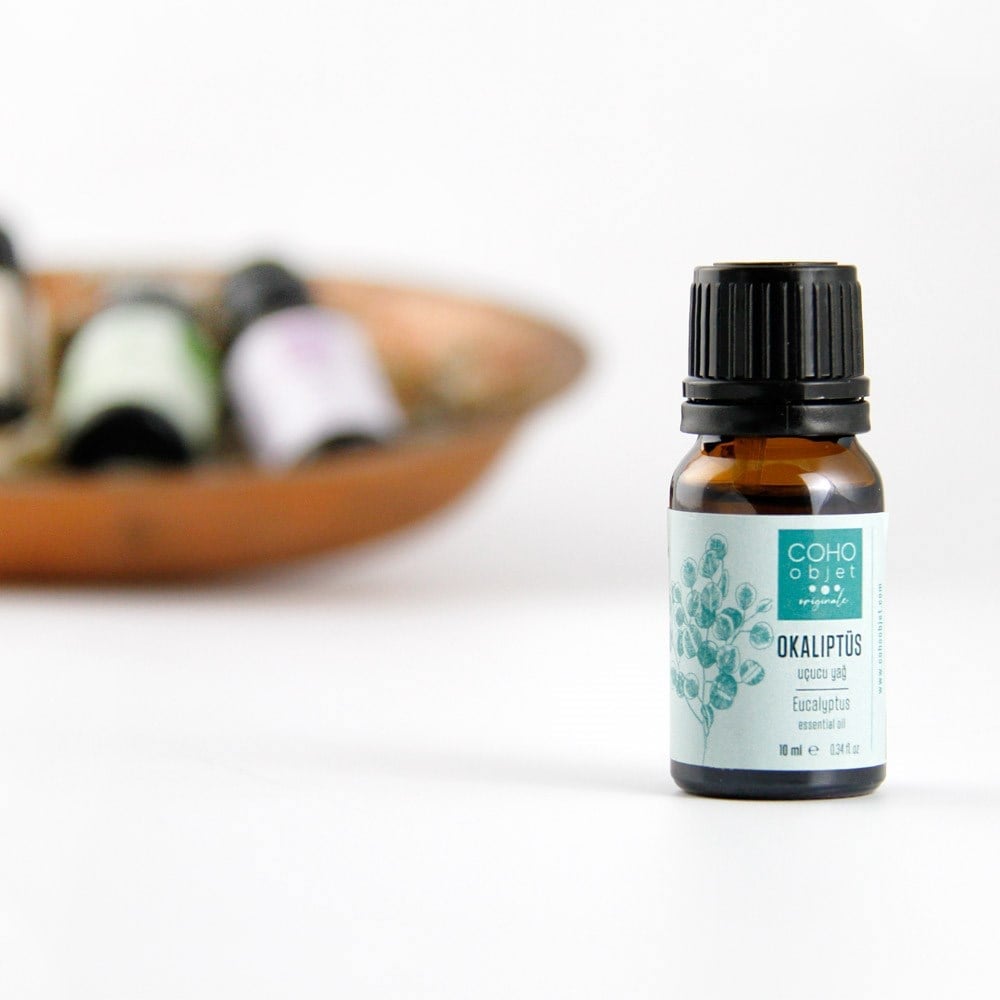 Coho Natural Lavanta & Okaliptus Aromaterapi Buhurdanlık Yağ Seti - 2 li