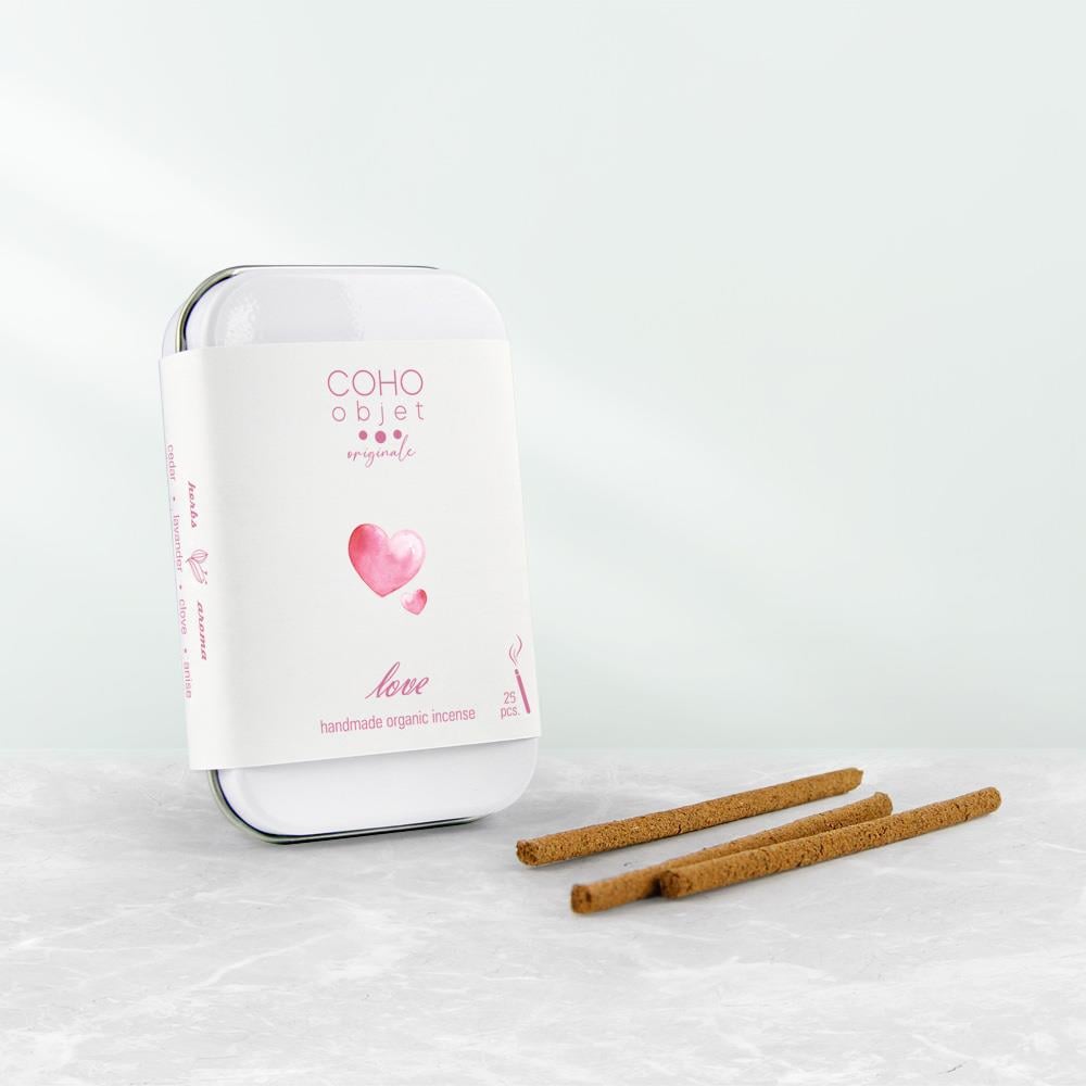Coho Natural Love El Yapımı Organik Çubuk Tütsü