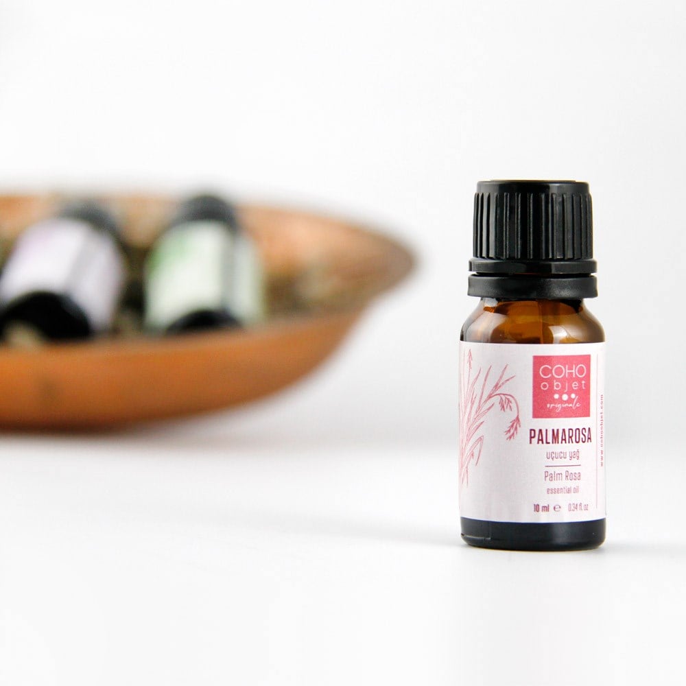 Coho Natural Palmarosa Aromaterapi Uçucu Yağ Koku 10 ml