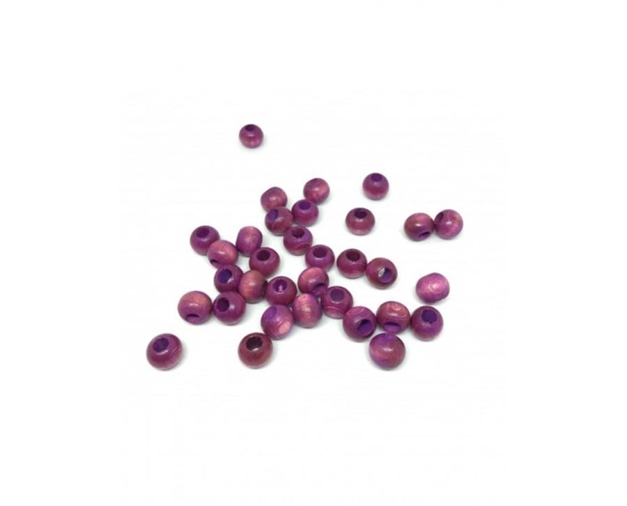 Ahşap Boncuklar 10 MM / 10 GRAM Paket - 04