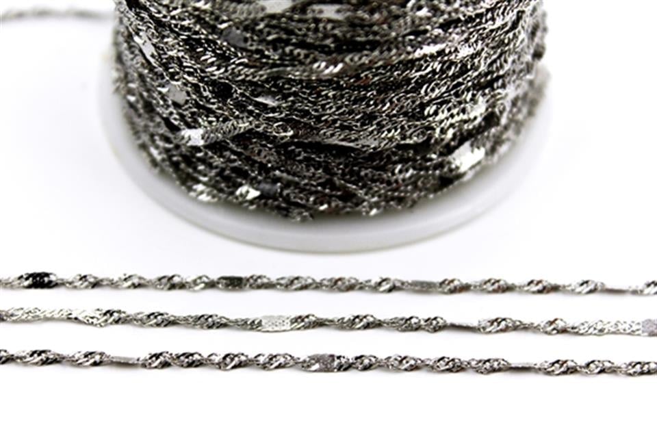 Burgulu Zincir Model 2 MM / 1 METRE