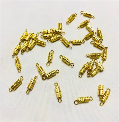 Çevirmeli Gold Klips - 5 ADET 