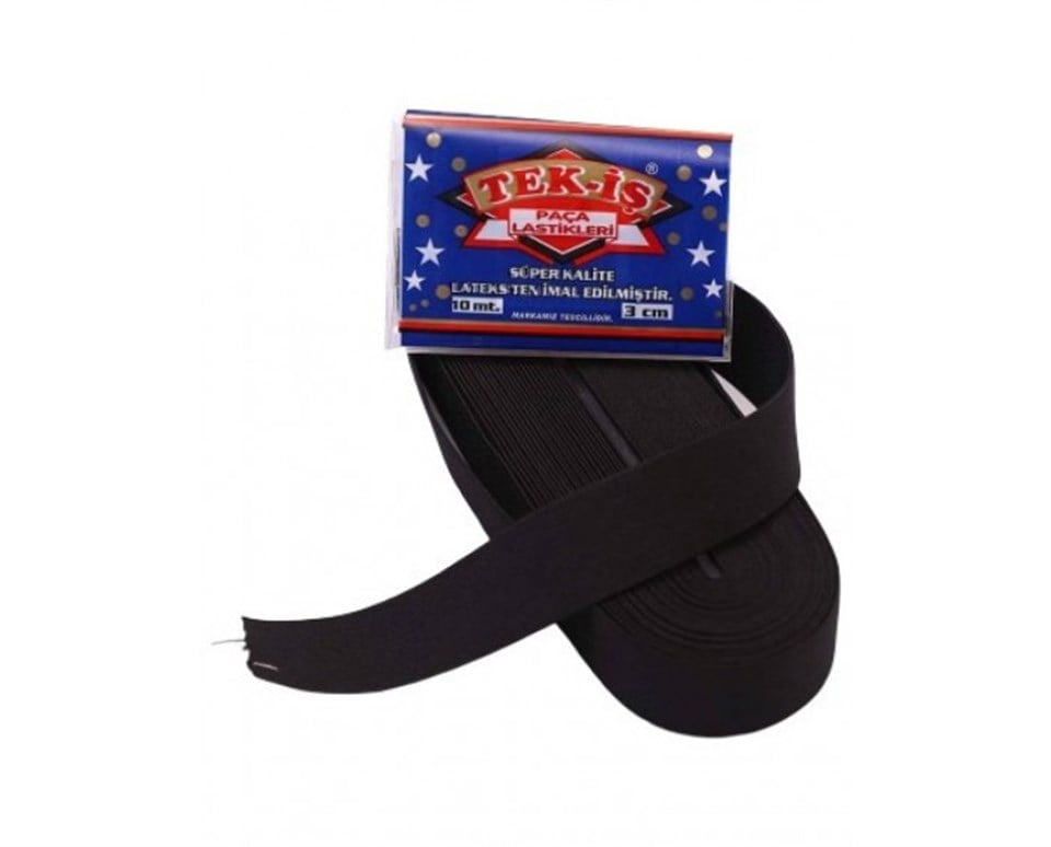 Enli Lastik 3 CM - 10 Metre Paket