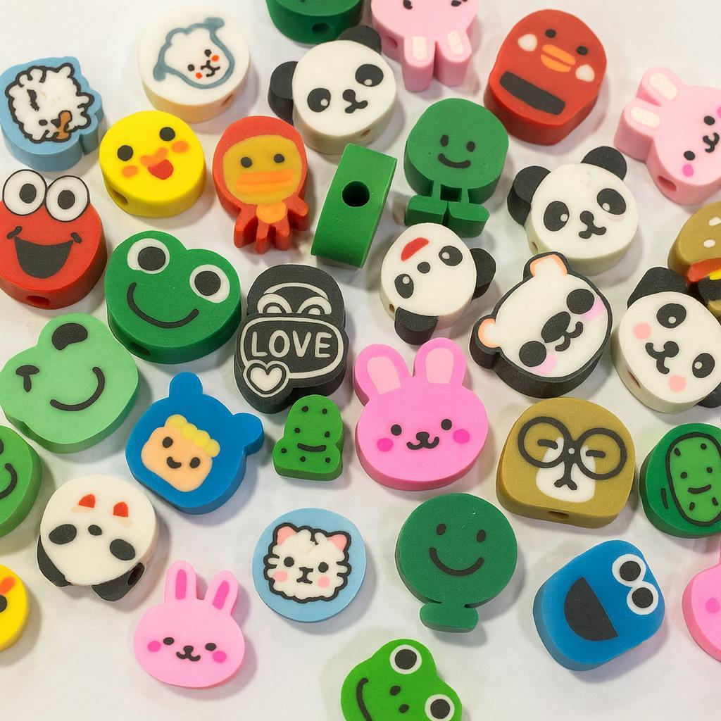 Fimo, Takı Arası Boncuk Hayvanlar 5 Adet Paket