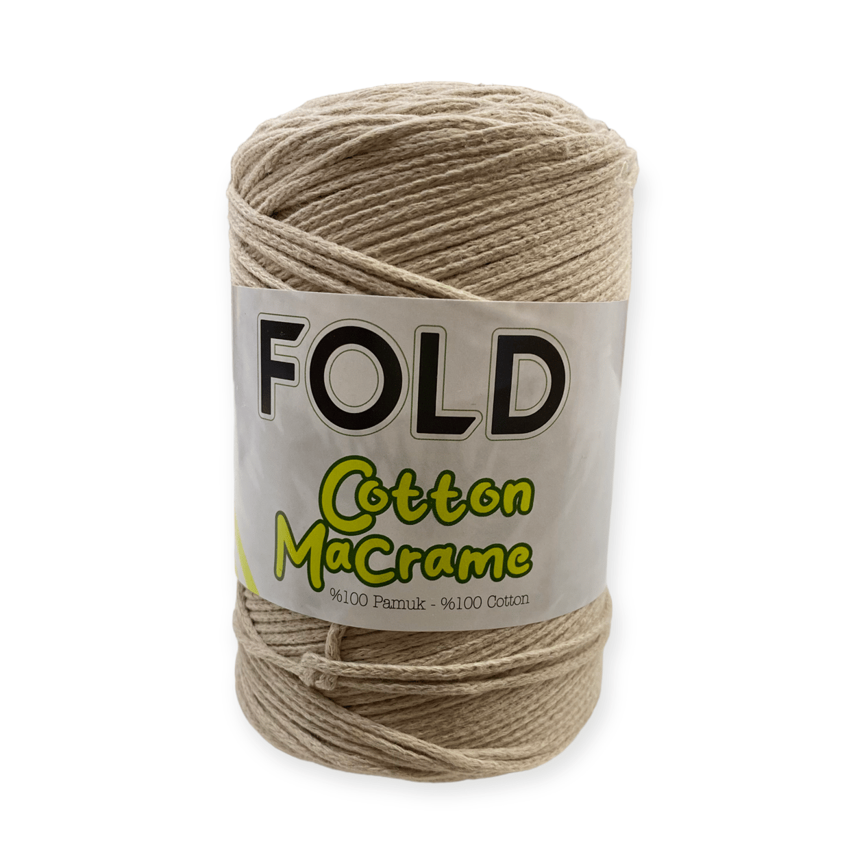 Fold Yarn, Koton Makrome Krem