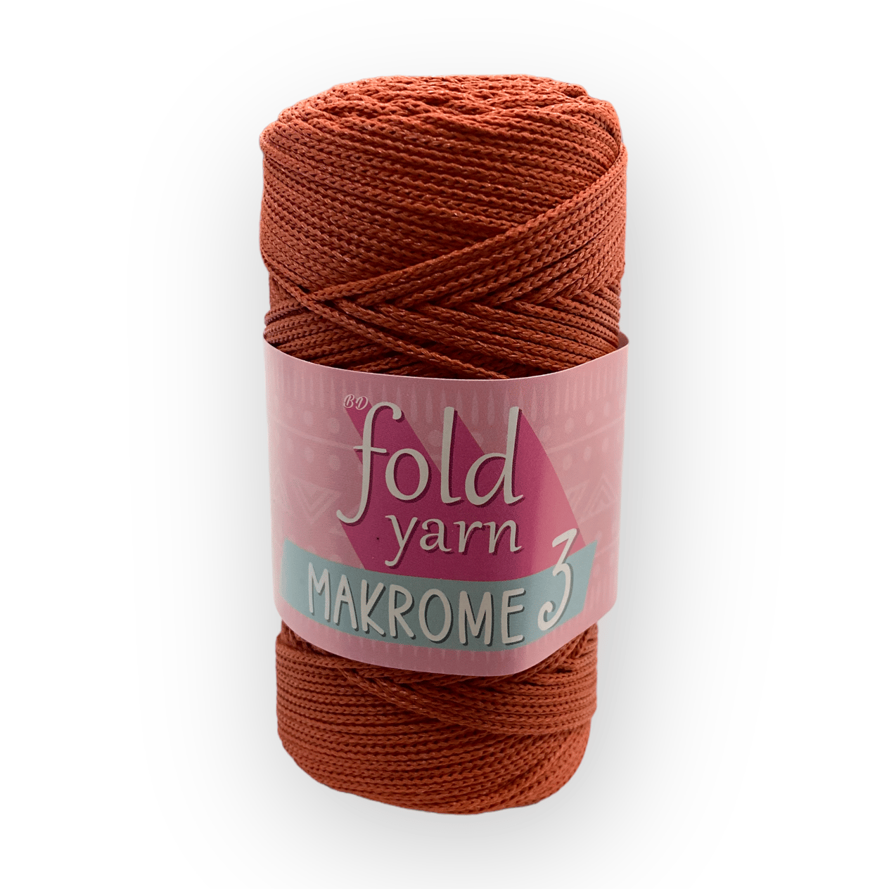 Fold Yarn, Polyester Makrome No:3 Açık Kiremit