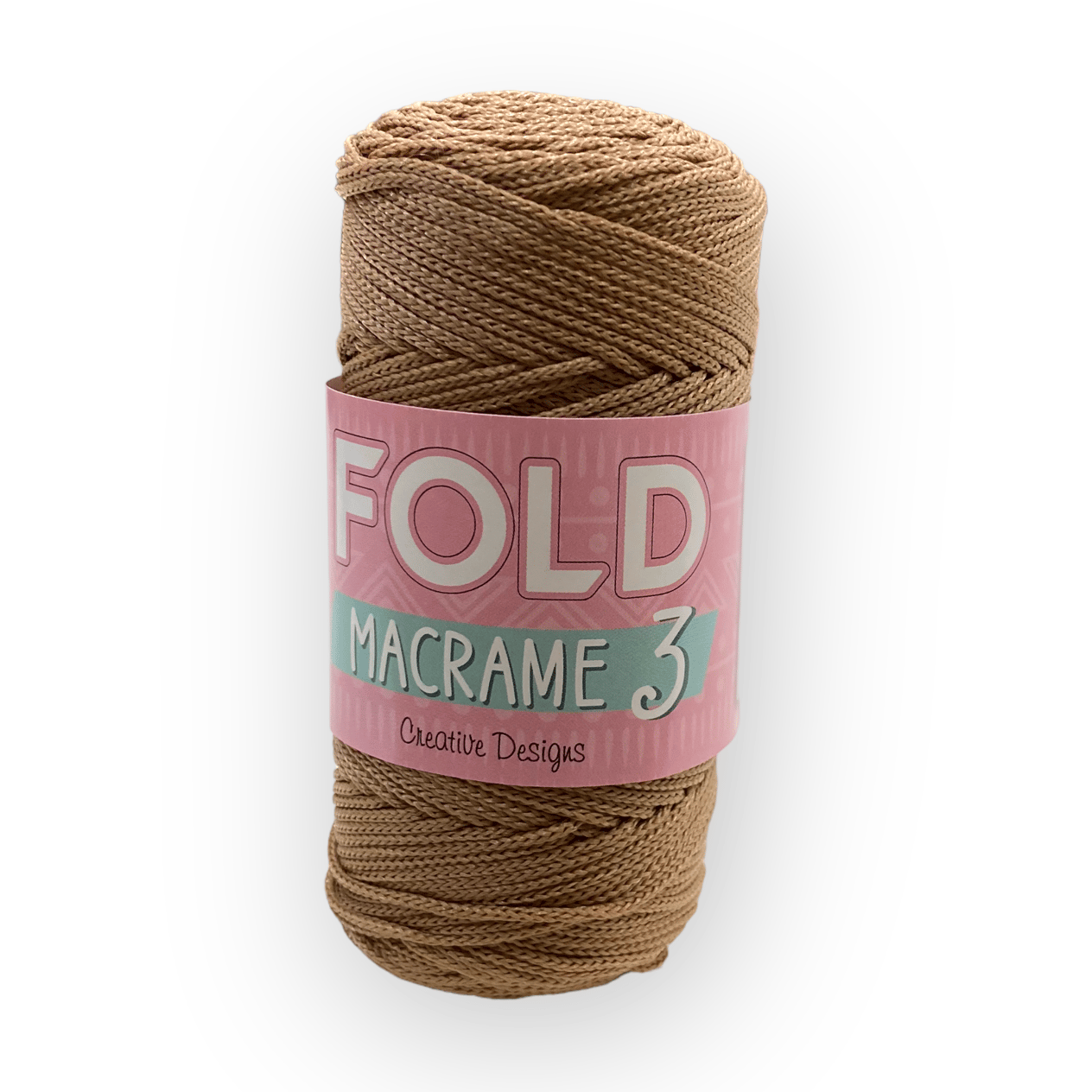 Fold Yarn, Polyester Makrome No:3 Coffe