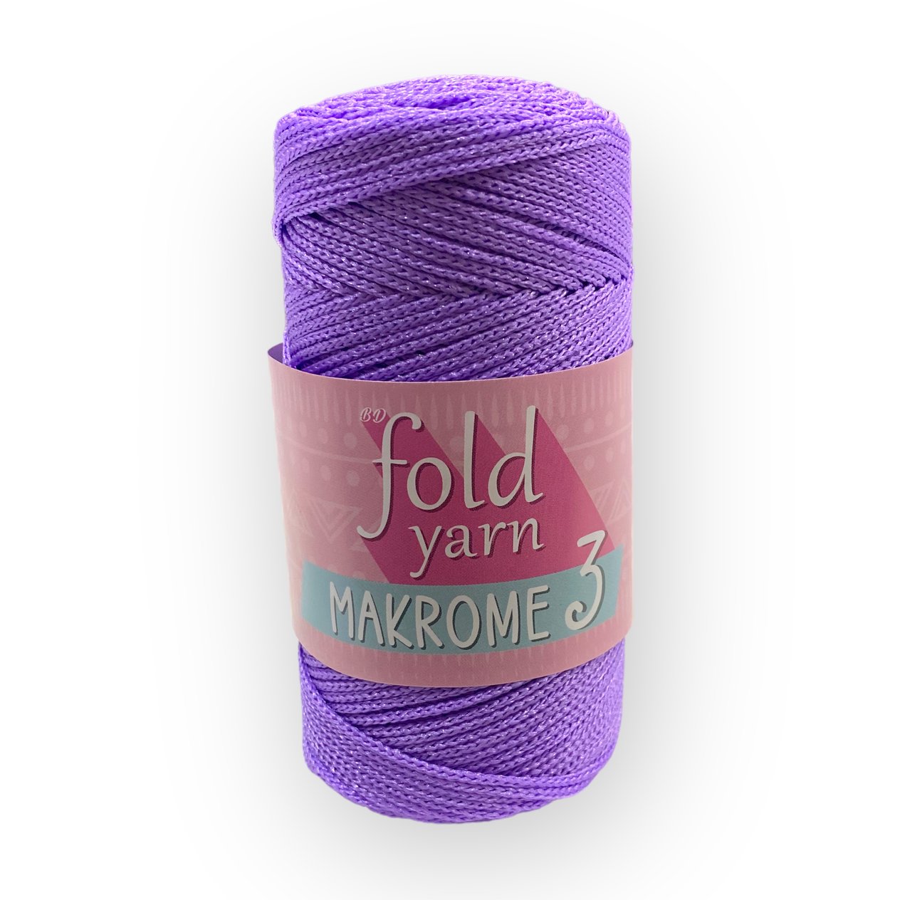 Fold Yarn, Polyester Makrome No:3 Mor