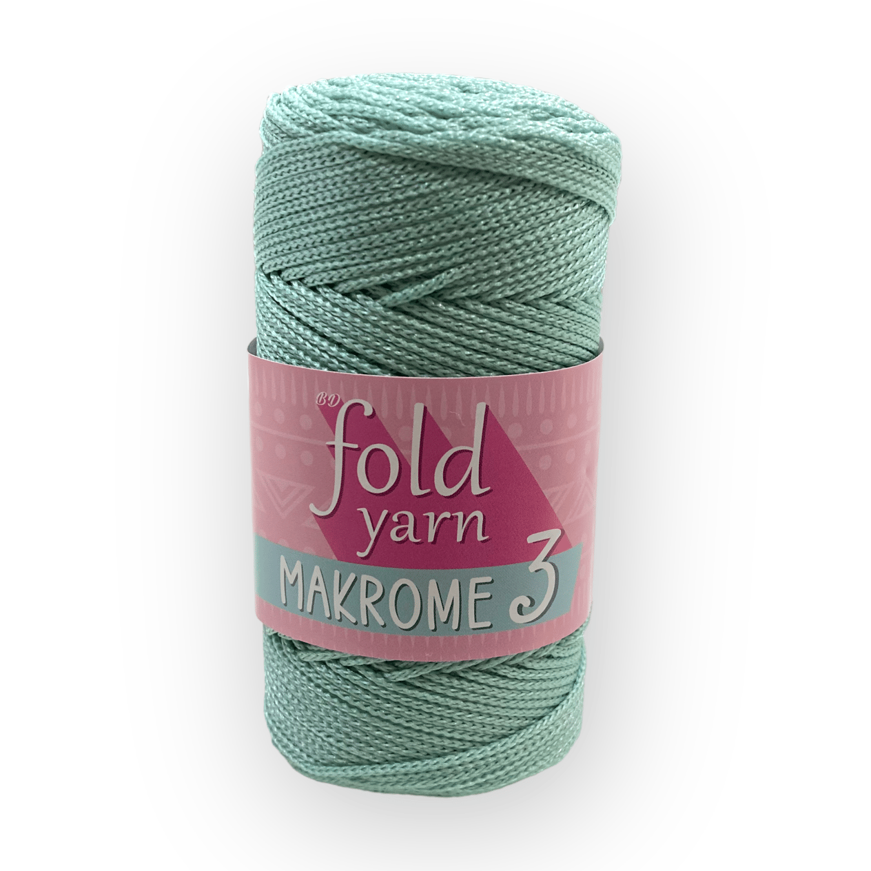 Fold Yarn, Polyester Makrome No:3 Su Yeşili