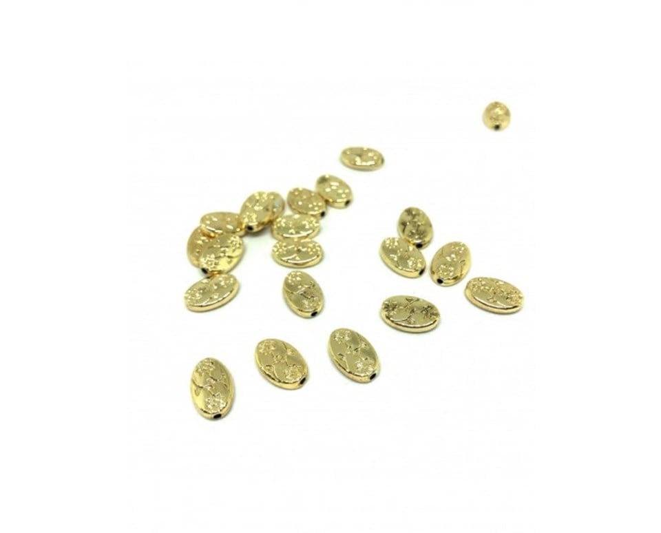 Gold Lak Kaplama Lazer Kesim Desen - 2 Adet
