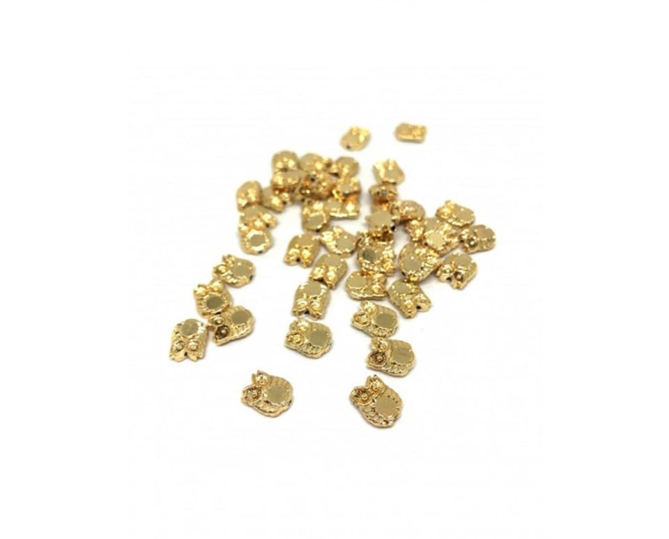 Gold Lak Kaplama #trend Baykuş - 2 Adet