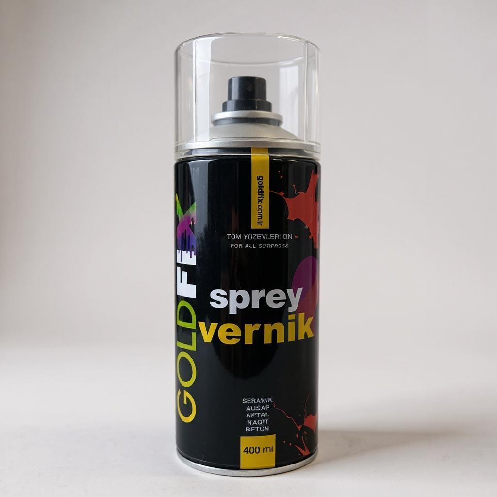 GOLDFIX 400ML Sprey Vernik - Tüm Yüzeyler için Koruma